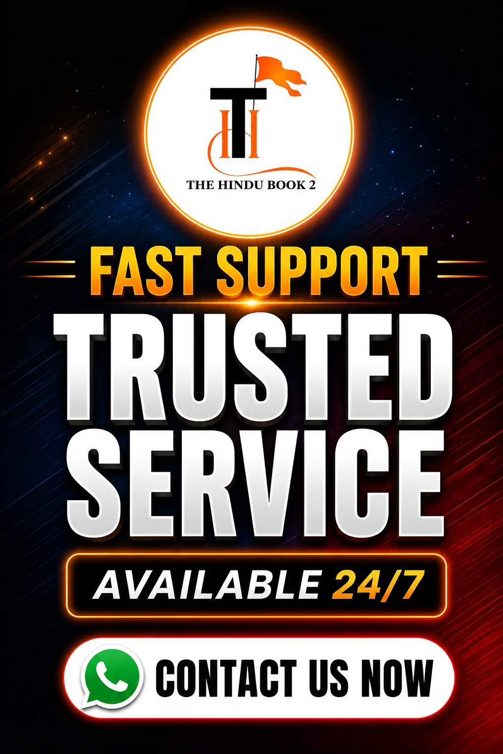 Fast Support - Trusted Service - Available 24/7