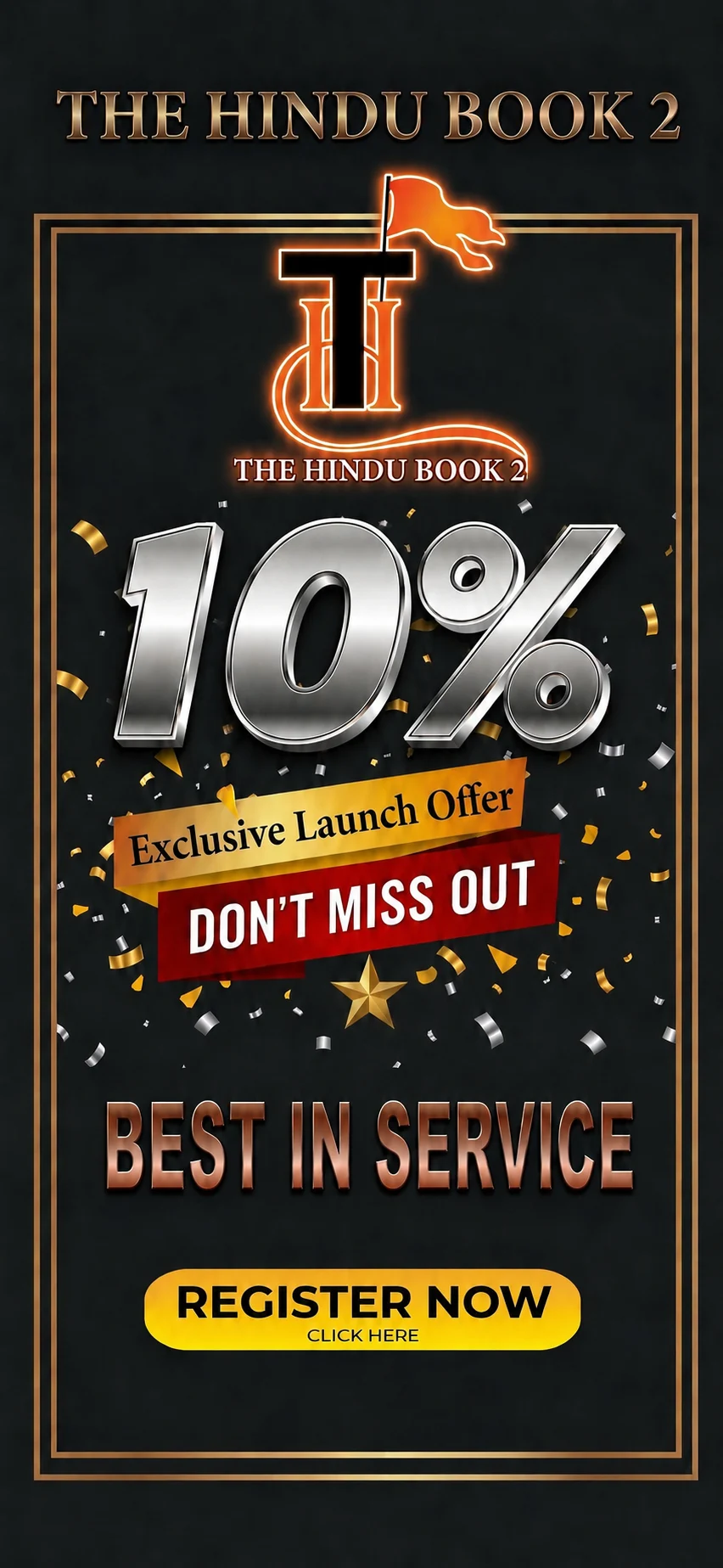 The Hindu Book 2 - 10% Exclusive Launch Offer